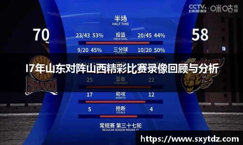 I7年山东对阵山西精彩比赛录像回顾与分析
